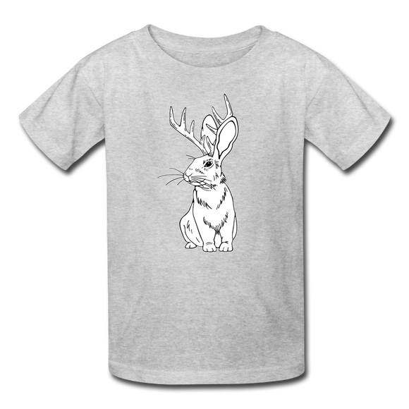 Jackalope - Kids' T-Shirt - heather gray