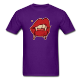Sexy Vampire Bite - Unisex Classic T-Shirt - purple