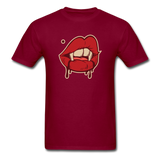 Sexy Vampire Bite - Unisex Classic T-Shirt - burgundy
