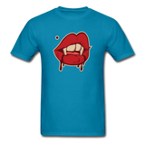 Sexy Vampire Bite - Unisex Classic T-Shirt - turquoise