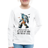 Into the forest I go - Kids' Premium Long Sleeve T-Shirt - white
