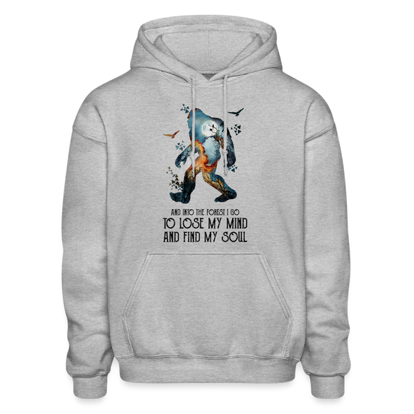 Into the forest I go... Unisex Gildan Heavy Blend Adult Hoodie - heather gray